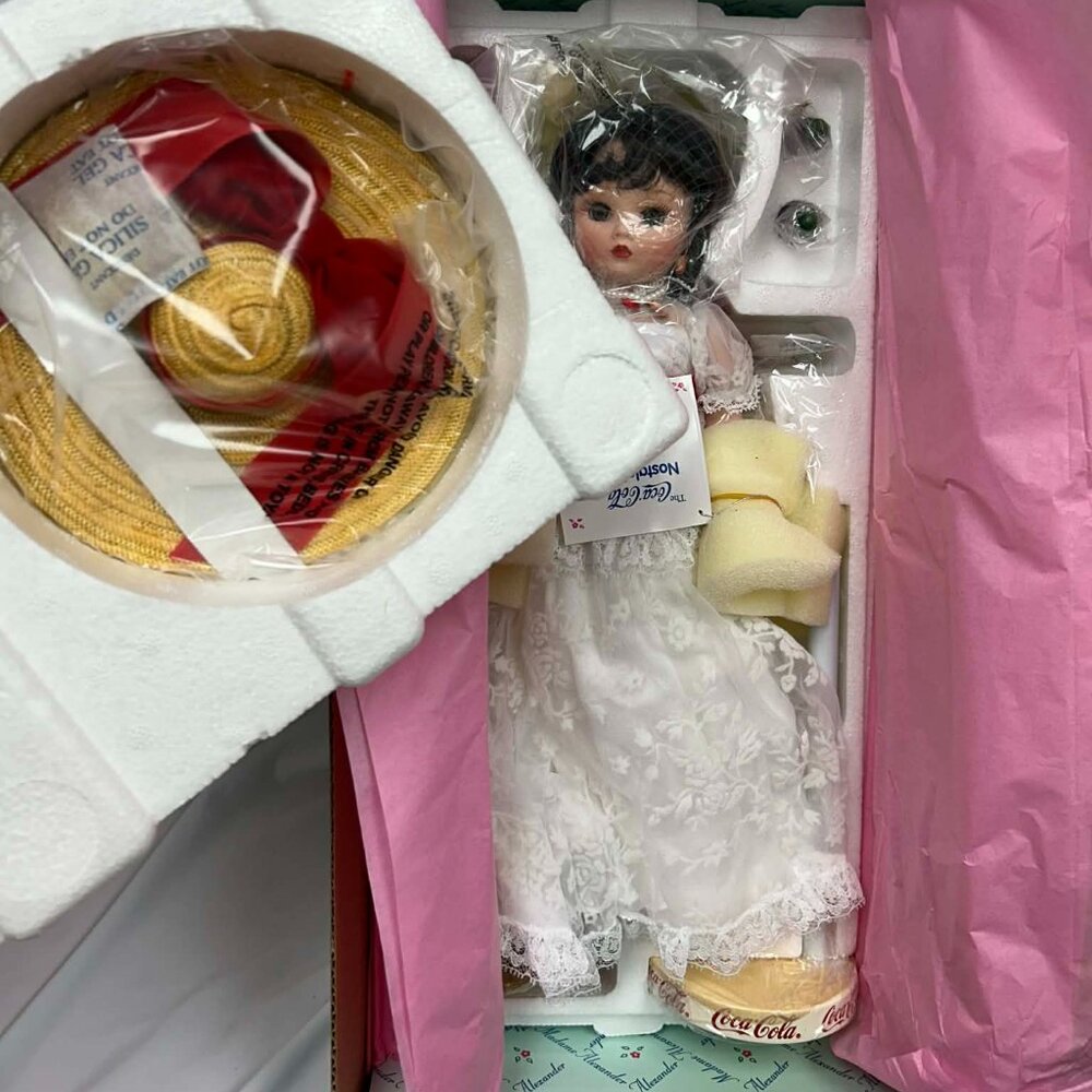 Vintage 1997  The Coca-Cola Nostalgia Doll Madame Alexander Doll NIB
